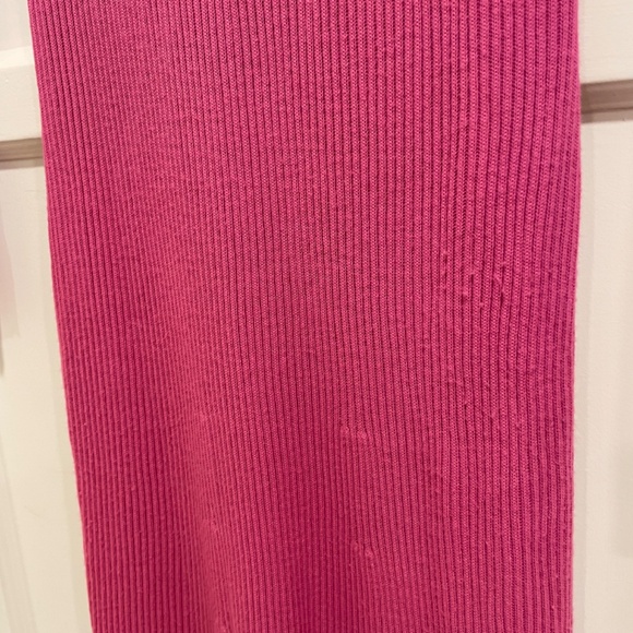 ASOS Ribbed Knit A-Line Midi Sweater Dress - Picture 8 of 12